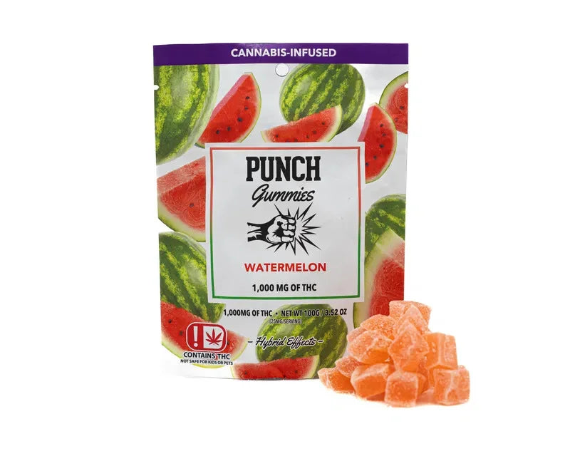 Punch Gummies - 1000MG - Watermelon (Hybrid)